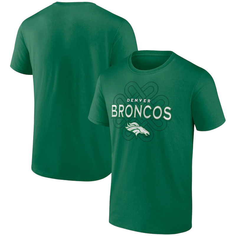 Men's Denver Broncos Fanatics Branded Kelly Green Celtic Knot T-Shirt