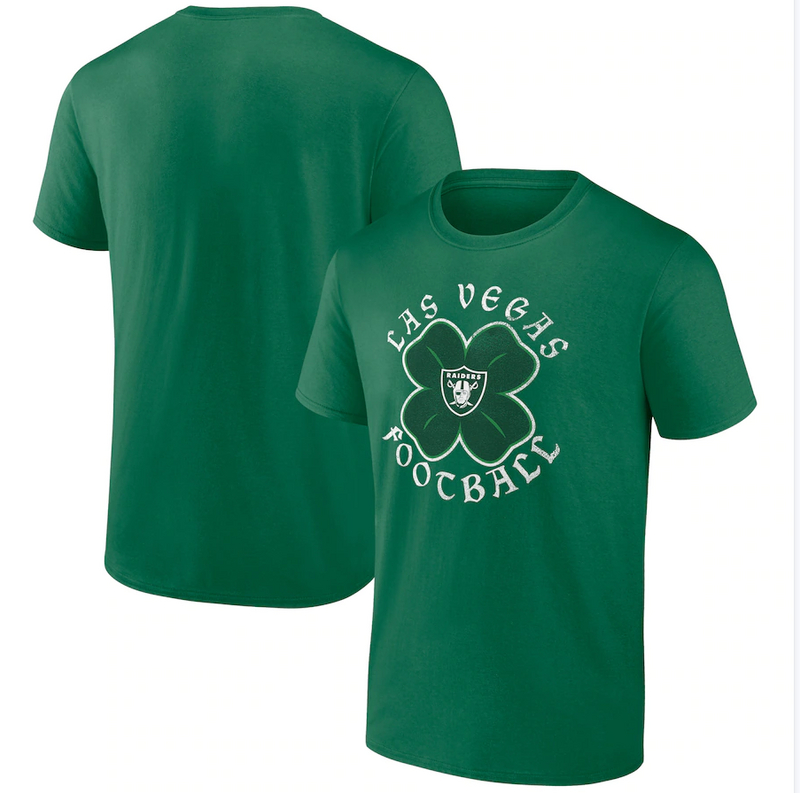 Men's Las Vegas Raiders Fanatics Branded Green Big & Tall Celtic T-Shirt