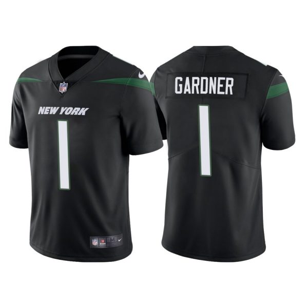 Nike Jets 1 Ahmad Gardner Black Youth 2022 NFL Draft Vapor Untouchable Limited Jersey