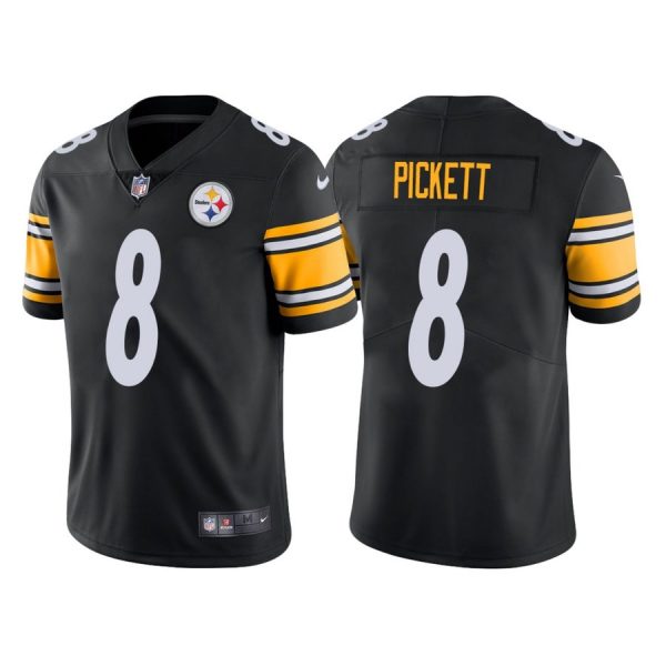 Nike Steelers 8 Kenny Pickett Black Youth 2022 NFL Draft Vapor Untouchable Limited Jersey