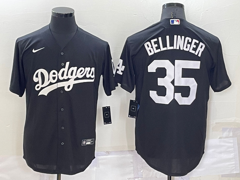 Dodgers 35 Cody Bellinger Black Nike Turn Back The Clock Cool Base Jersey
