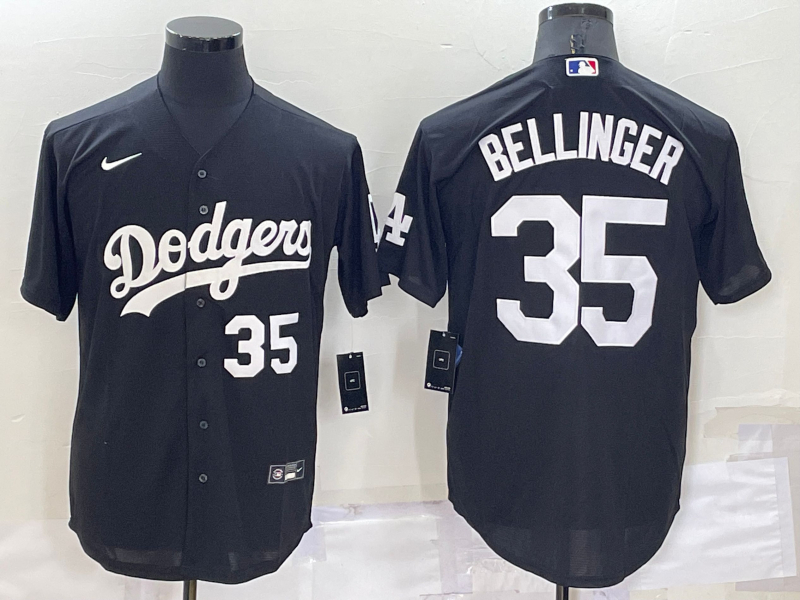 Dodgers 35 Cody Bellinger Black Nike Turn Back The Clock Cool Base Jerseys