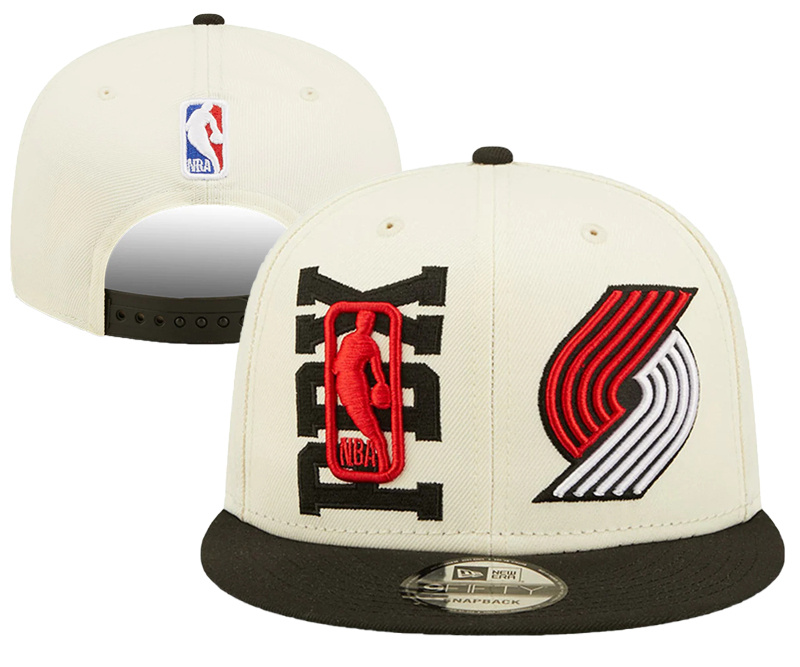 Blazers New Era Cream 2022 NBA Draft Adjustable Hat YD
