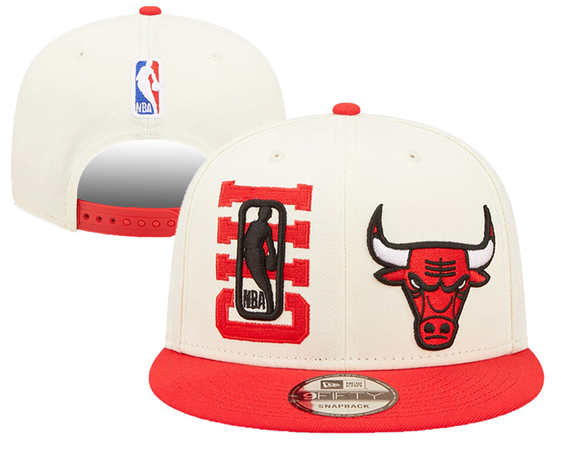 Bulls New Era Cream 2022 NBA Draft Adjustable Hat YD