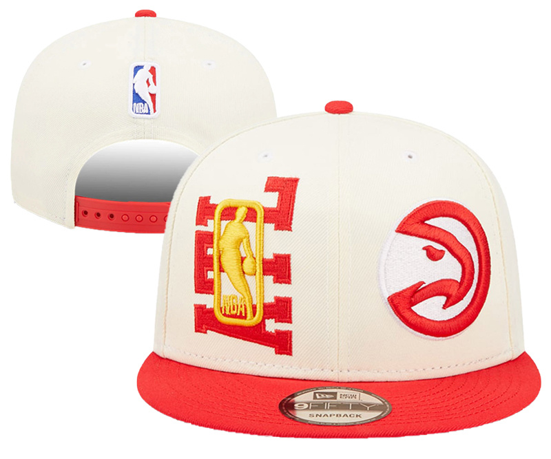 Hawks New Era Cream 2022 NBA Draft Adjustable Hat YD