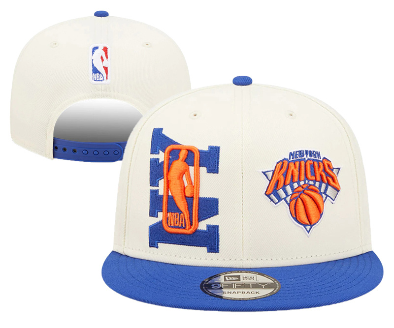 Knicks New Era Cream 2022 NBA Draft Adjustable Hat YD