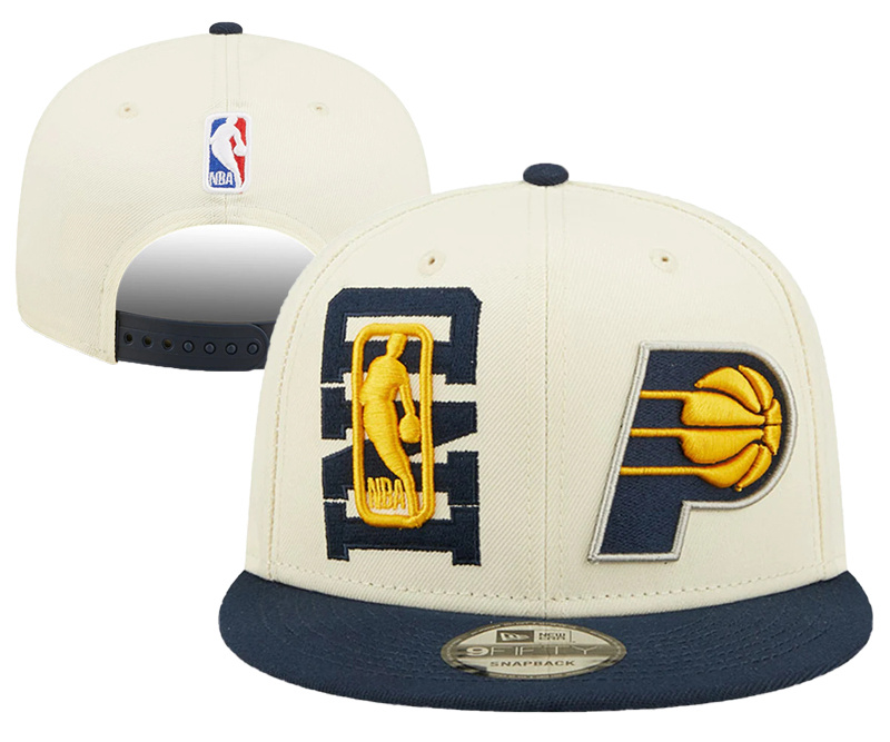 Pacers New Era Cream 2022 NBA Draft Adjustable Hat YD