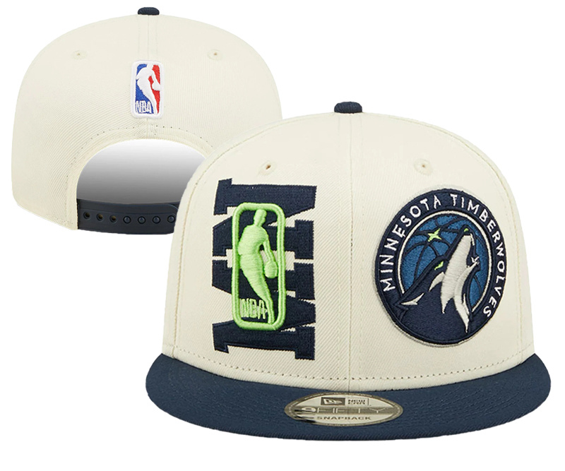 Timberwolves New Era Cream 2022 NBA Draft Adjustable Hats YD