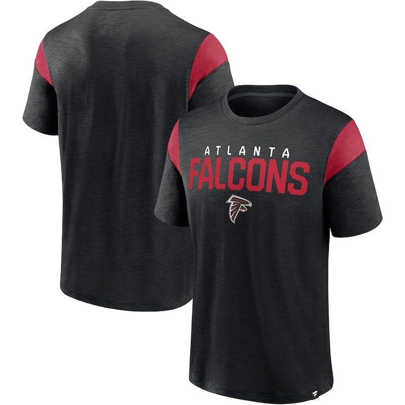 Men's Atlanta Falcons Fanatics Branded Black Home Stretch Team T-Shirt