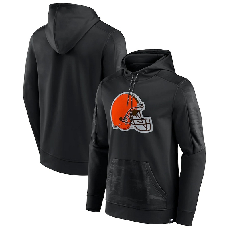 Cleveland Browns Fanatics Branded On The Ball Pullover Hoodie Black