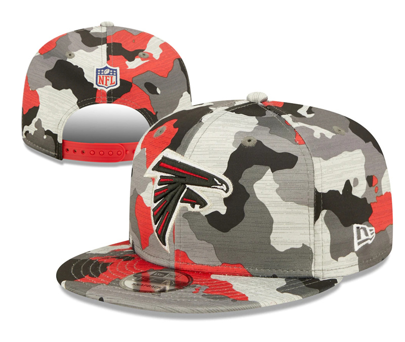 Falcons Team Logo Camo Adjustable Hat YD