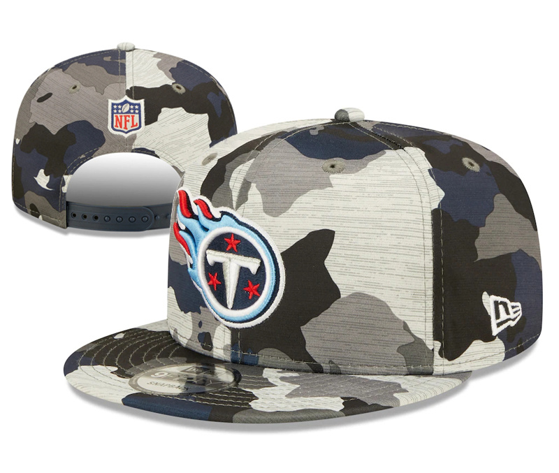Titans Team Logo Camo Adjustable Hat YD