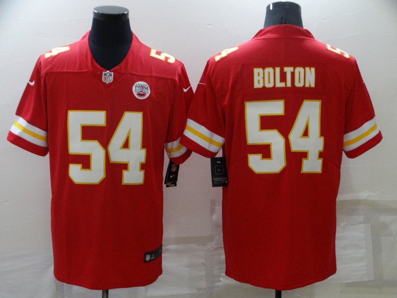 Nike Chiefs 54 Nick Bolton Red Vapor Untouchable Limited Jersey