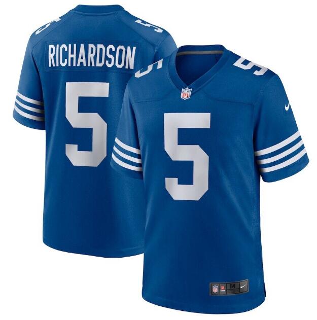 Nike Colts 5 Anthony Richardson Royal 2023 NFL Draft Vapor Limited Jersey
