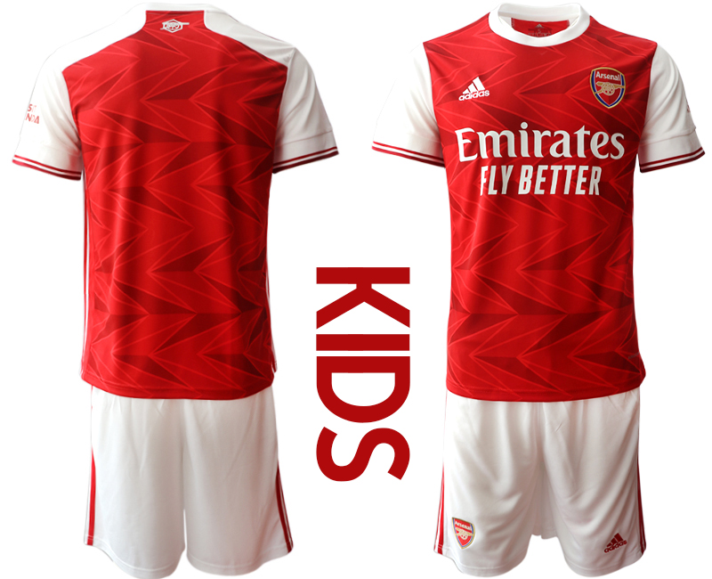 2020-21 Arsenal Youth Home Soccer Jersey