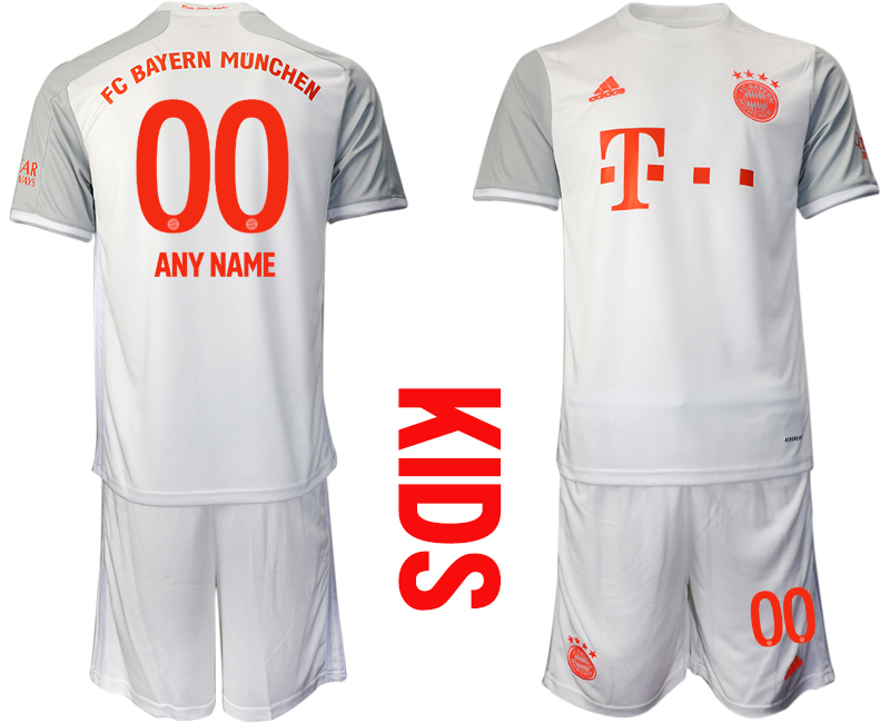 2020-21 Bayern Munich Customized Youth Away Soccer Jersey