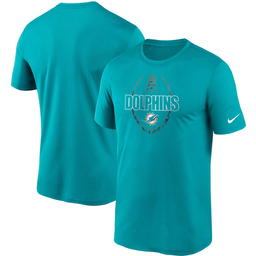 Men's Miami Dolphins Nike Aqua Legend Icon T-Shirt