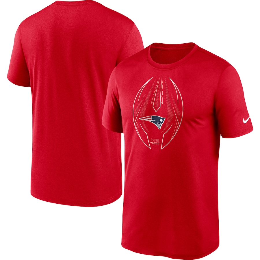 Men's New England Patriots Nike Red Legend Icon T-Shirt
