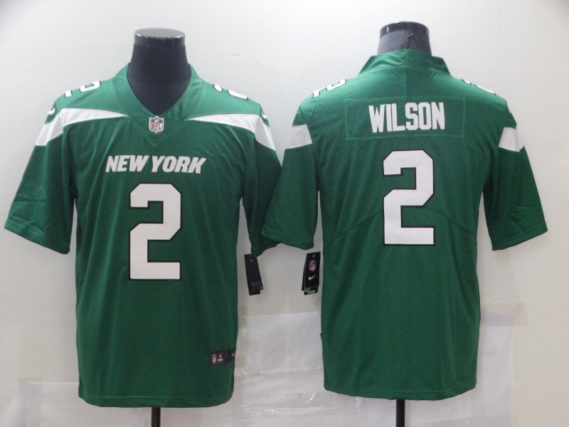 Nike Jets 2 Zach Wilson Green 2021 NFL Draft Vapor Untouchable Limited Jersey