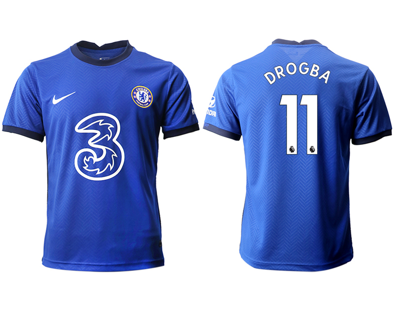 2020-21 Chelsea 11 DROGBA Home Thailand Soccer Jersey