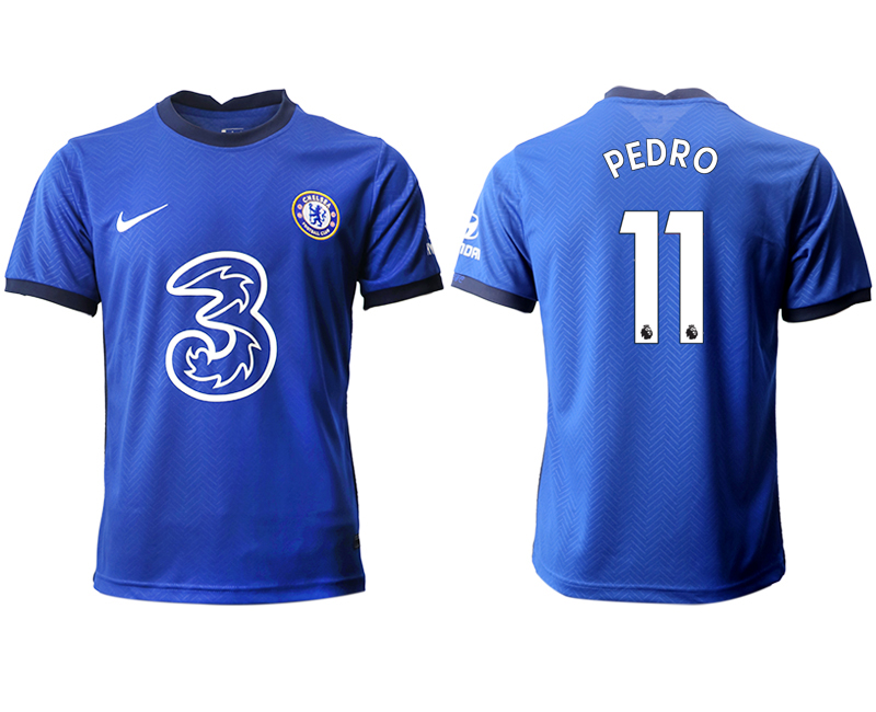 2020-21 Chelsea 11 PEDRO Home Thailand Soccer Jersey