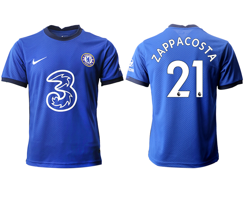 2020-21 Chelsea 21 ZAPPACOSTA Home Thailand Soccer Jersey