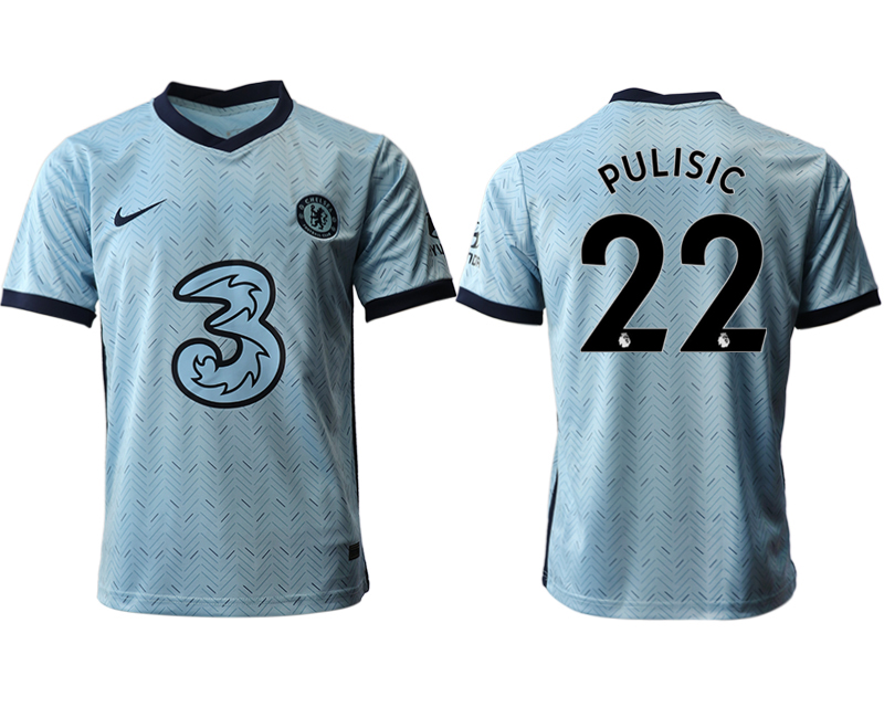 2020-21 Chelsea 22 PULISIC Away Thailand Soccer Jersey