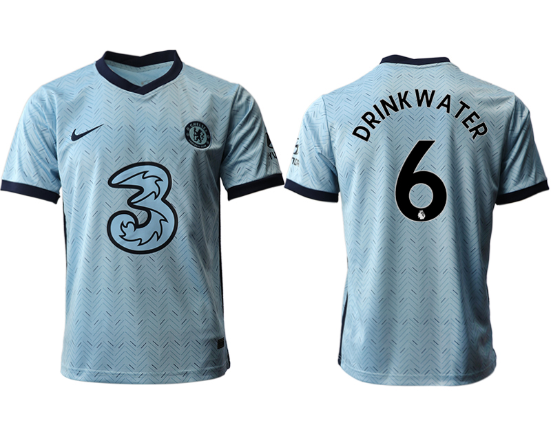 2020-21 Chelsea 6 DRINKWATER Away Thailand Soccer Jersey