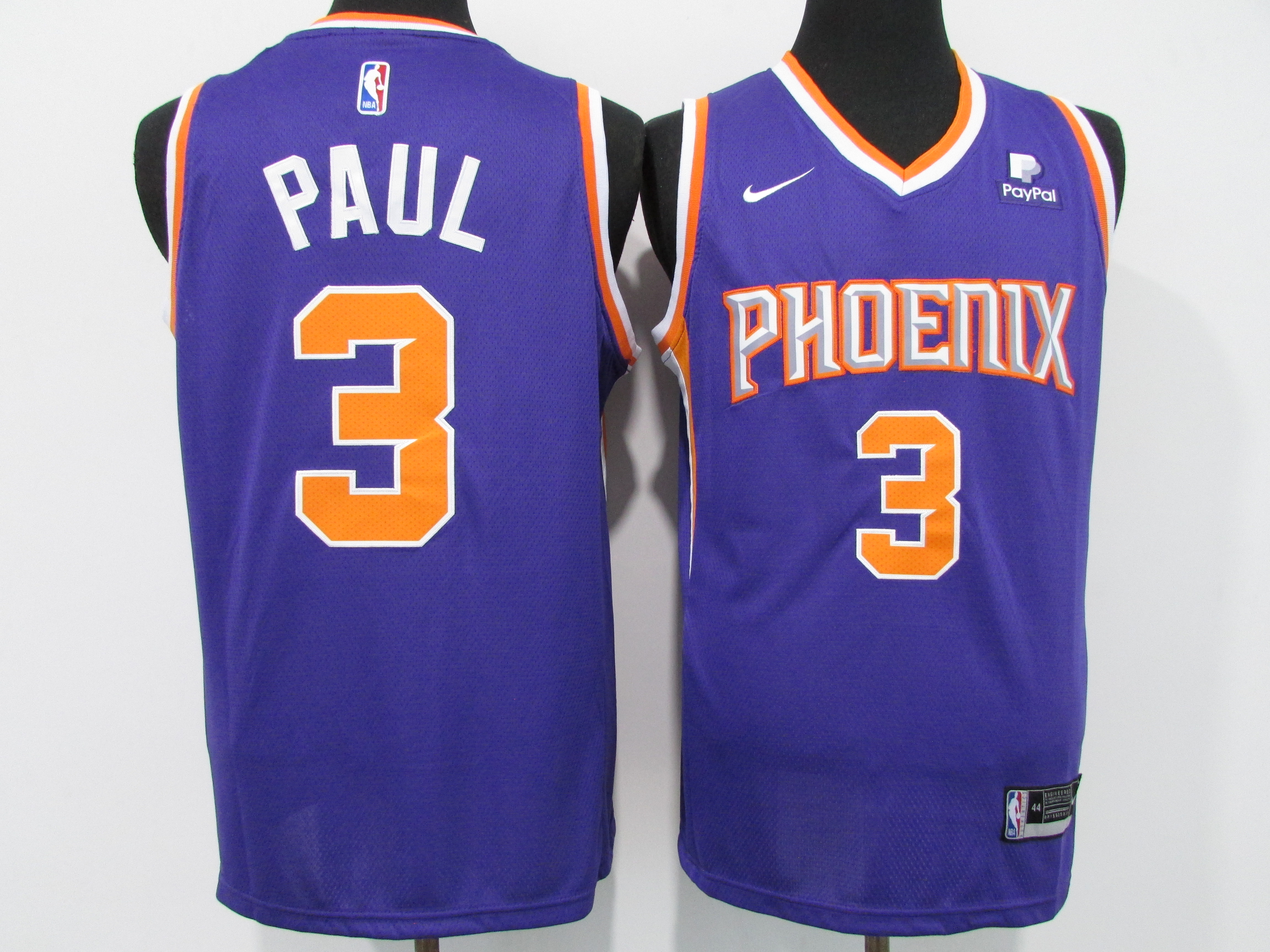 Suns 3 Chris Paul Purple Nike 2020-21 City Edition Swingman Jersey