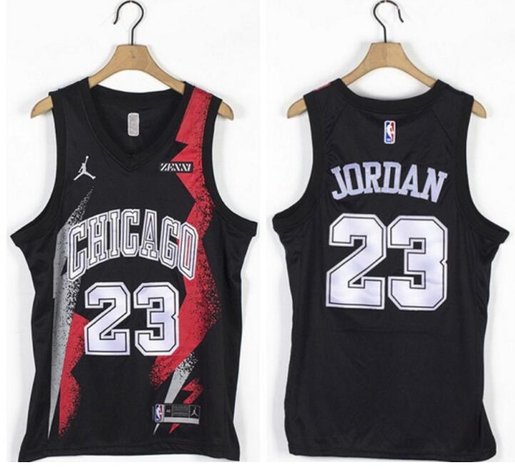 Bulls 23 Michael Jordan Black Jordan Brand Swingman Jersey