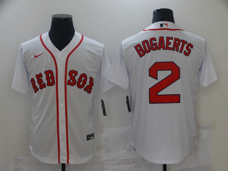 Red Sox 2 Xander Bogaerts White Nike Cool Base Jersey