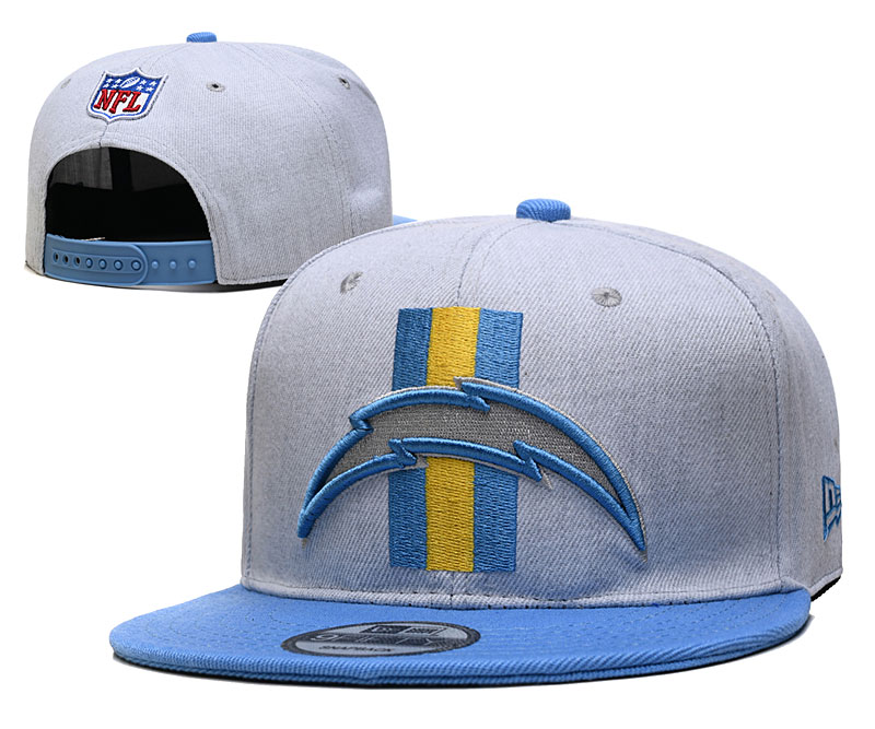 Chargers Team Logo Gray Adjustable Hat YD