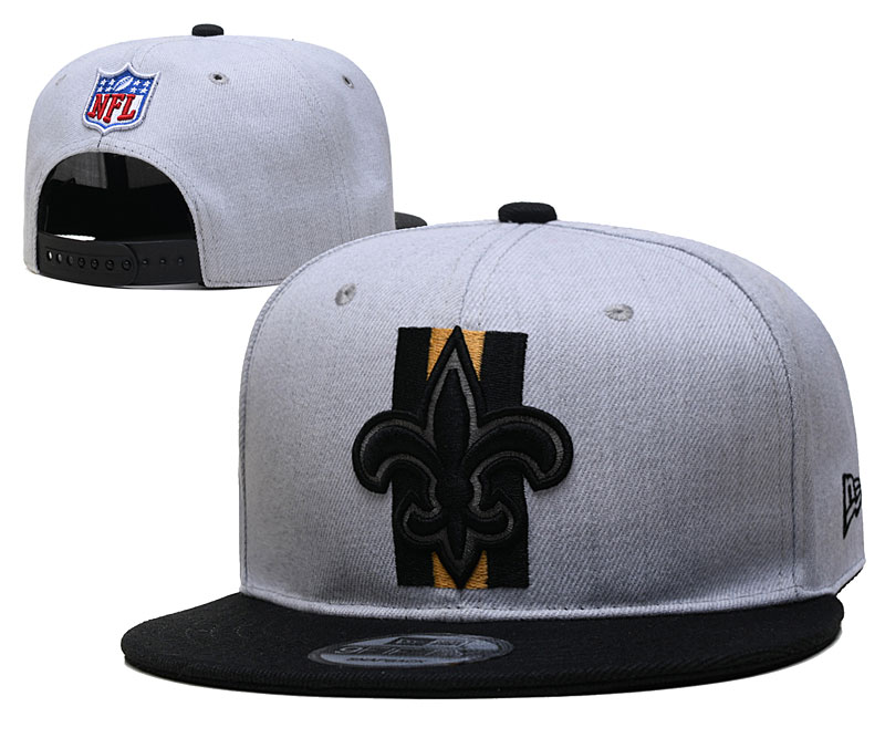 Saints Team Logo Gray Adjustable Hat YD