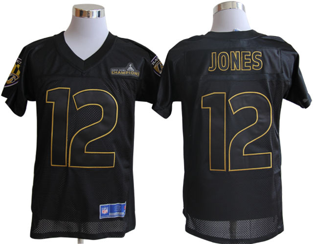 Baltimore Ravens Pro Line 12 Jones Super Bowl XLVII Champions Jerseys