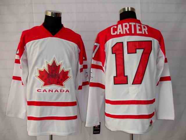 Canada 17 Carter White Jerseys