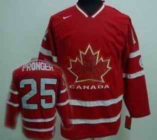 Canada 25 PRONGER Red Jerseys