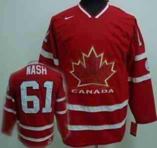 Canada 61 NASH Red Jerseys