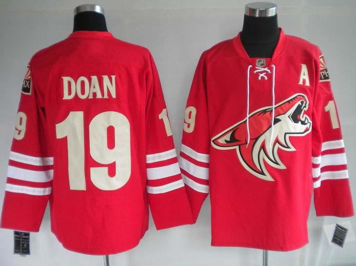 Coyotes 19 Doan red Jerseys