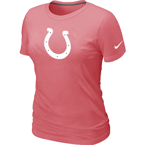 Indianapolis Colts Pink Women's Logo T-Shirt