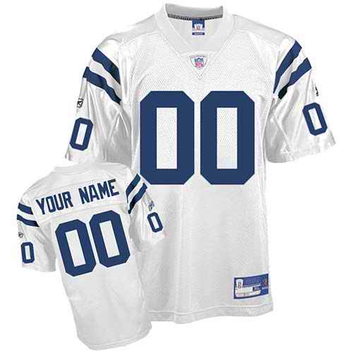 Indianapolis Colts Youth Customized White Jersey