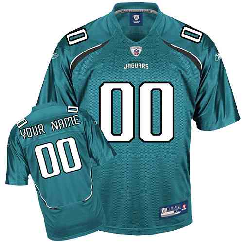 Jacksonville Jaguars Youth Customized green Jersey