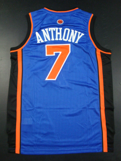 Knicks 7 Anthony Blue AAA Jerseys