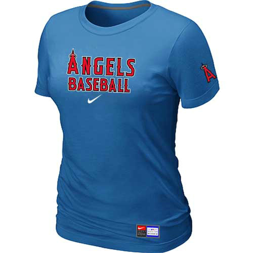 Los Angeles of Anaheim Nike Women's L.blue Short Sleeve Practice T-Shirt