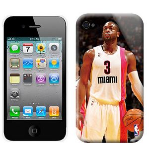NBA Miami Heat 3 Wade Iphone 4-4s Case