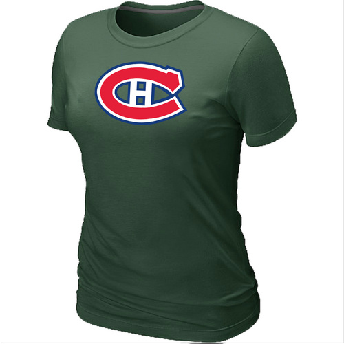 NHL Montr¨¦al Canadiens Big & Tall Women's Logo D.Green T-Shirt