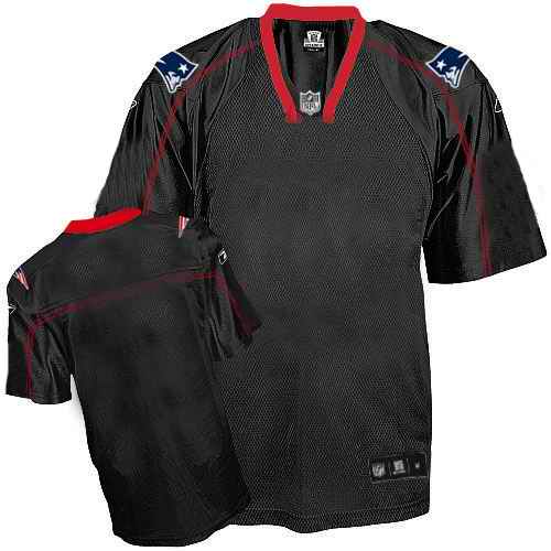 New England Patriots Men Customized black field shadow Jersey