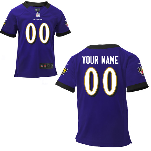 Nike Baltimore Ravens Infant Customized Game Team Color Jersey