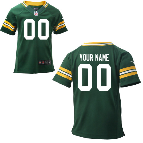 Nike Green Bay Packers Infant Customized Game Team Color Jersey