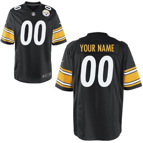 Nike Pittsburgh Steelers Youth Customized Game Team Color Jersey