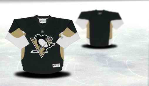 Pittsburgh Penguins Youth Customized Black Jersey